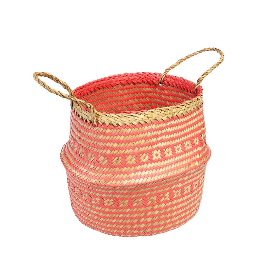 Coral Seagrass Basket | 31cm