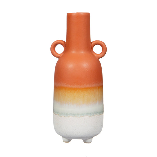 Mojave Glaze Terracotta Loop Handle Vase