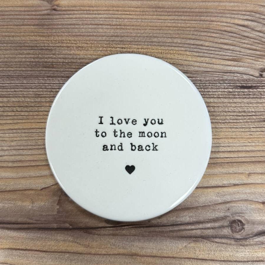 To The Moon & Back Coaster | 10cm