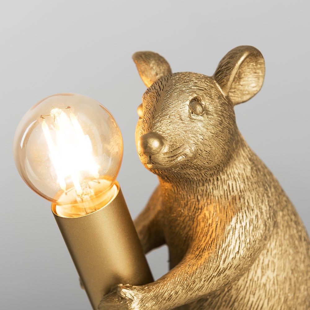 Rowan Rat Gold Table Lamp