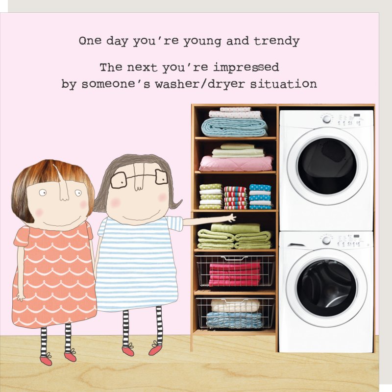 Washer/Dryer Birthday Card