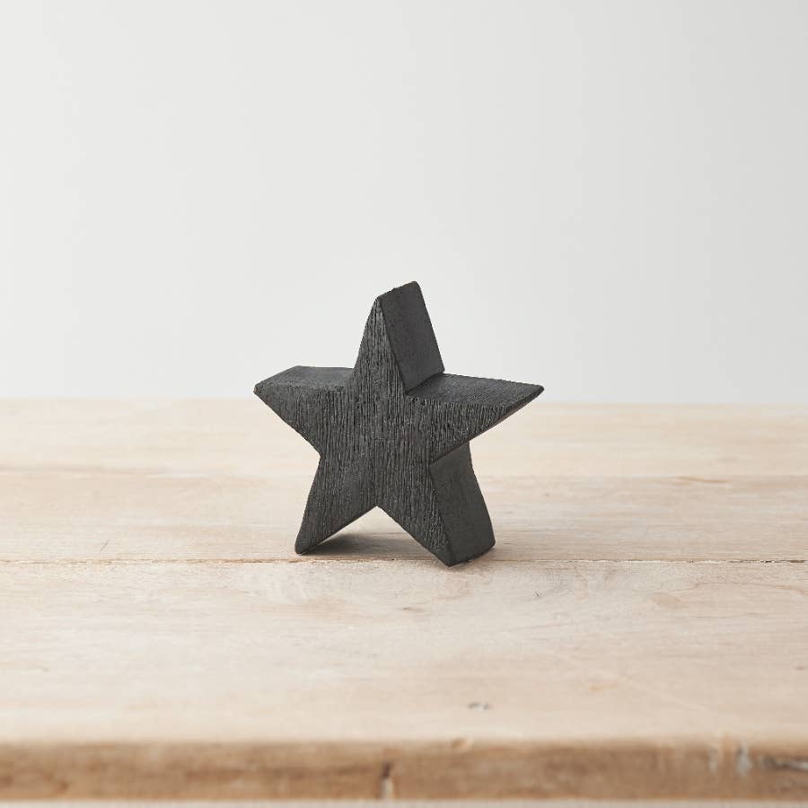 Black Wooden Star | Various Sizes