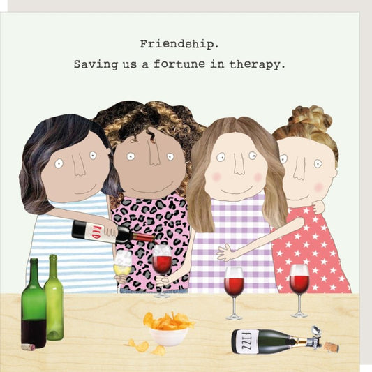 Friendship Therapy Birthday Card