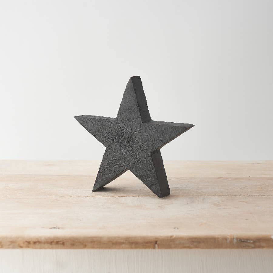 Black Wooden Star | Various Sizes