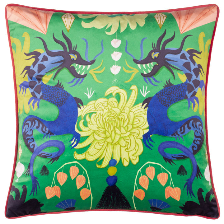 Green Dragons Cushion