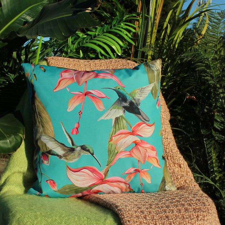 Hummingbird Outdoor Cushion