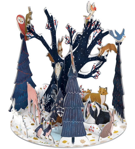 Christmas Hollow Tree Hideaway Pop & Slot 3D Advent Calendar