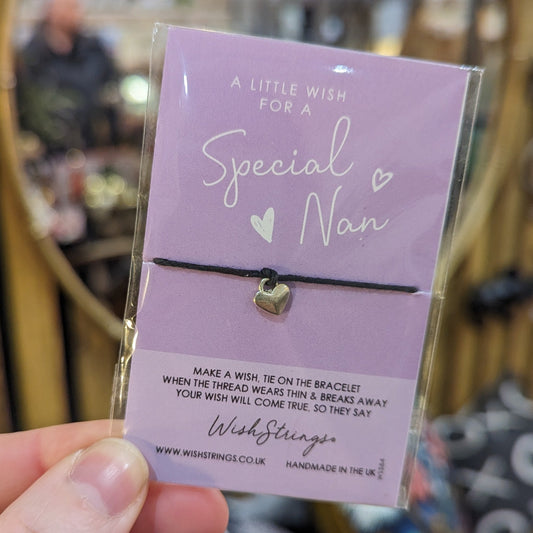 Wish Strings 'Special Nan' Charm Bracelet