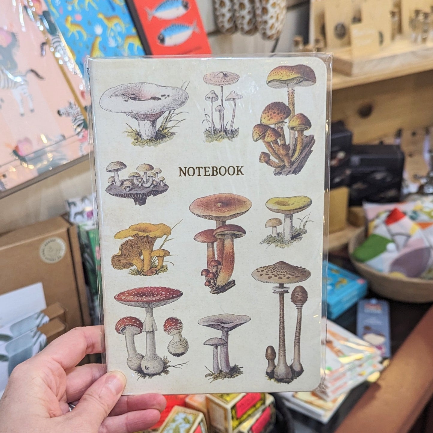 Vintage Mushrooms A5 Notebook
