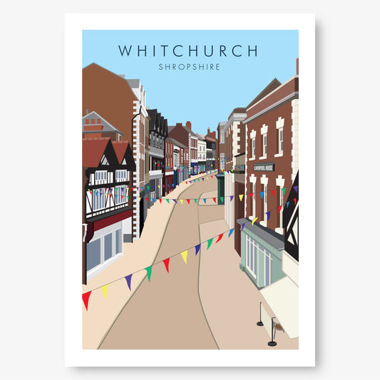 Whitchurch High Street Print