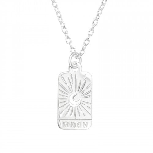 Moon Tarot Sterling Silver Necklace