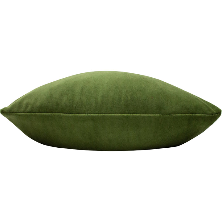 Olive Green Velvet Cushion | 50 x 30cm