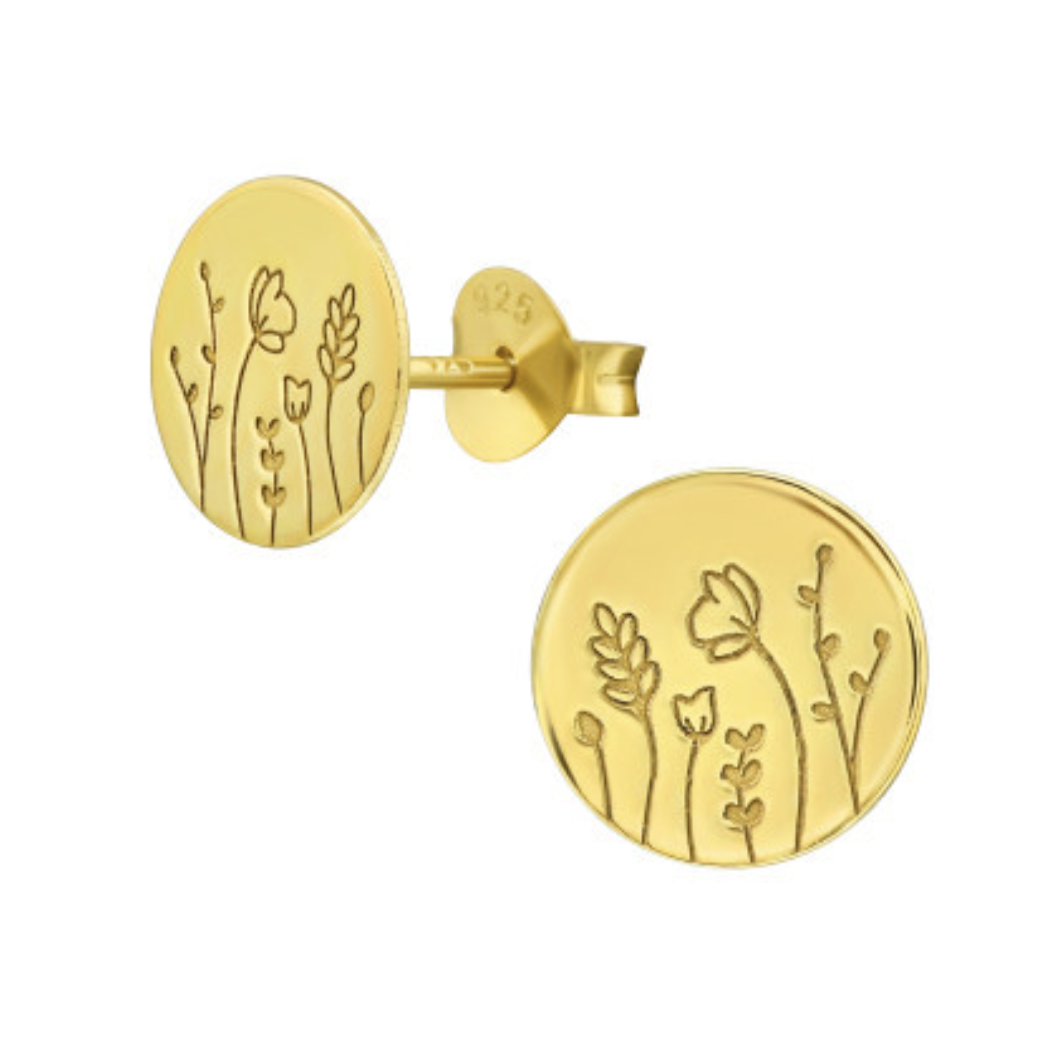 2010G Gold-Plated Sterling Silver Earrings | Various Styles