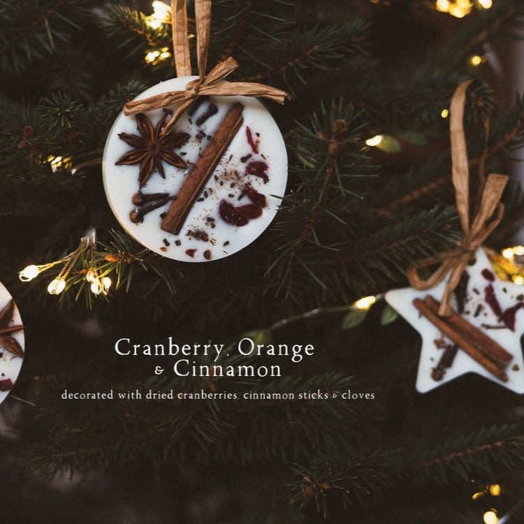 Scented Christmas Tree Decoration | Cranberry, Orange & Cinnamon