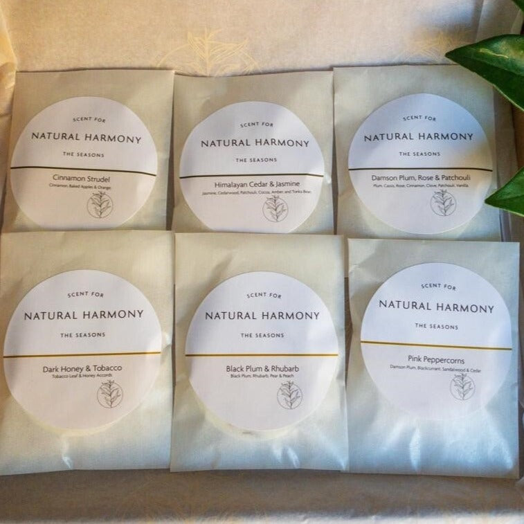 Luxury Handmade Natural Wax Discs | Box of 6 Scents