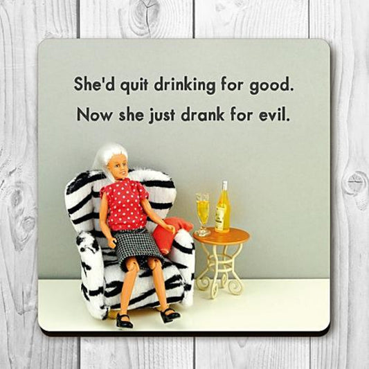 Drink For Evil Drinks Coaster