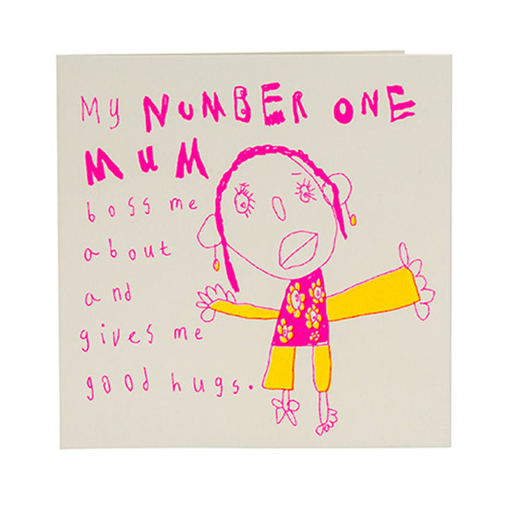 My Number One Mum Card
