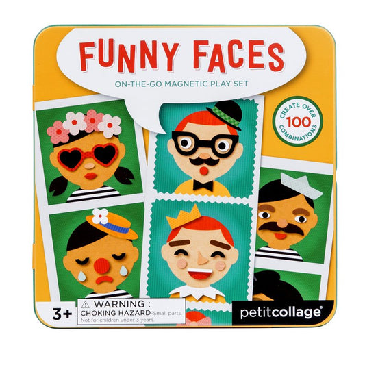 Funny Faces Magnetic Play Set