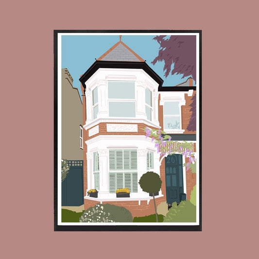 Custom Illustrated House Portraits