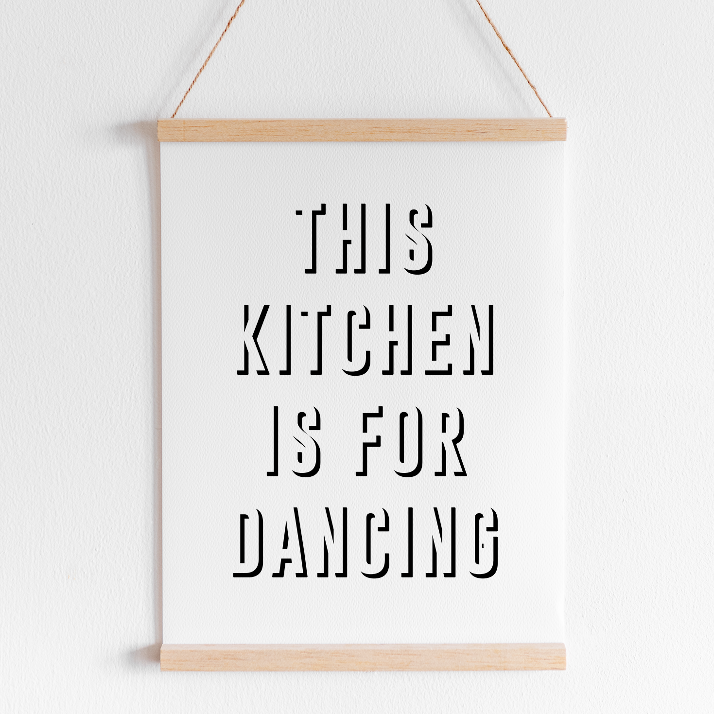 This Kitchen Is For Dancing Unframed Print