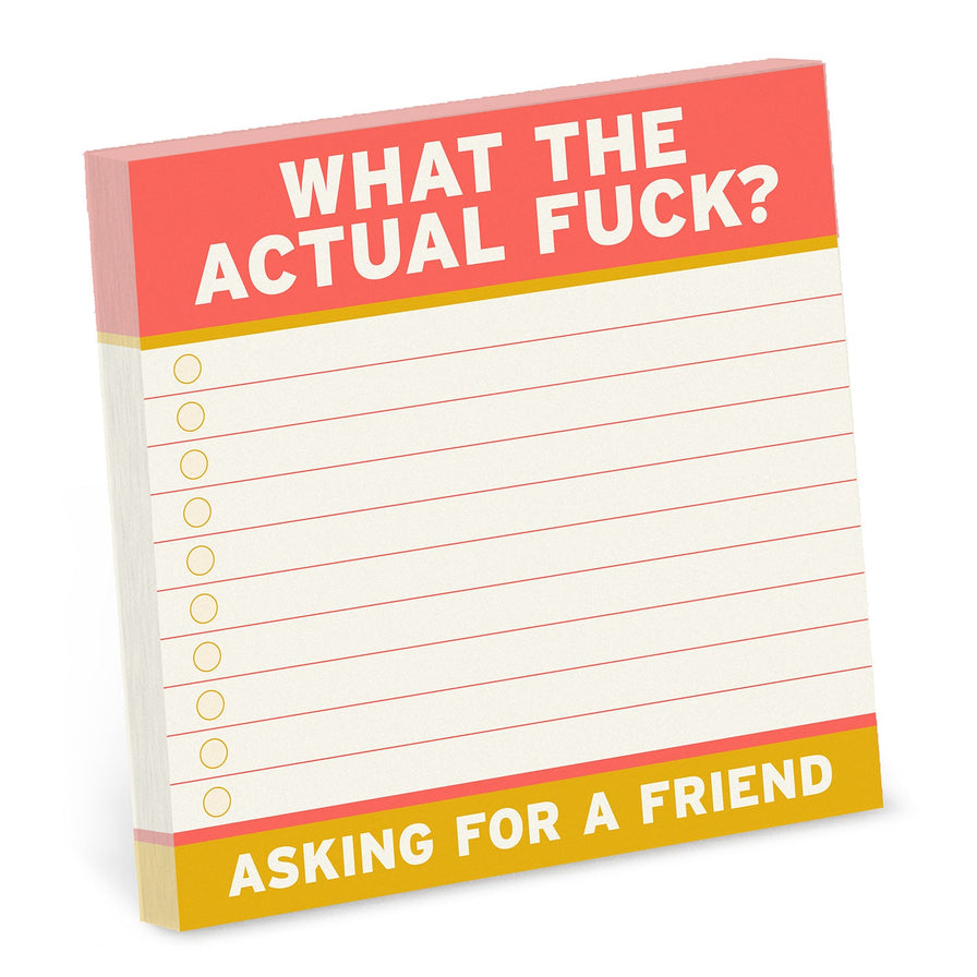 What The Actual Fuck? Sticky Notepad