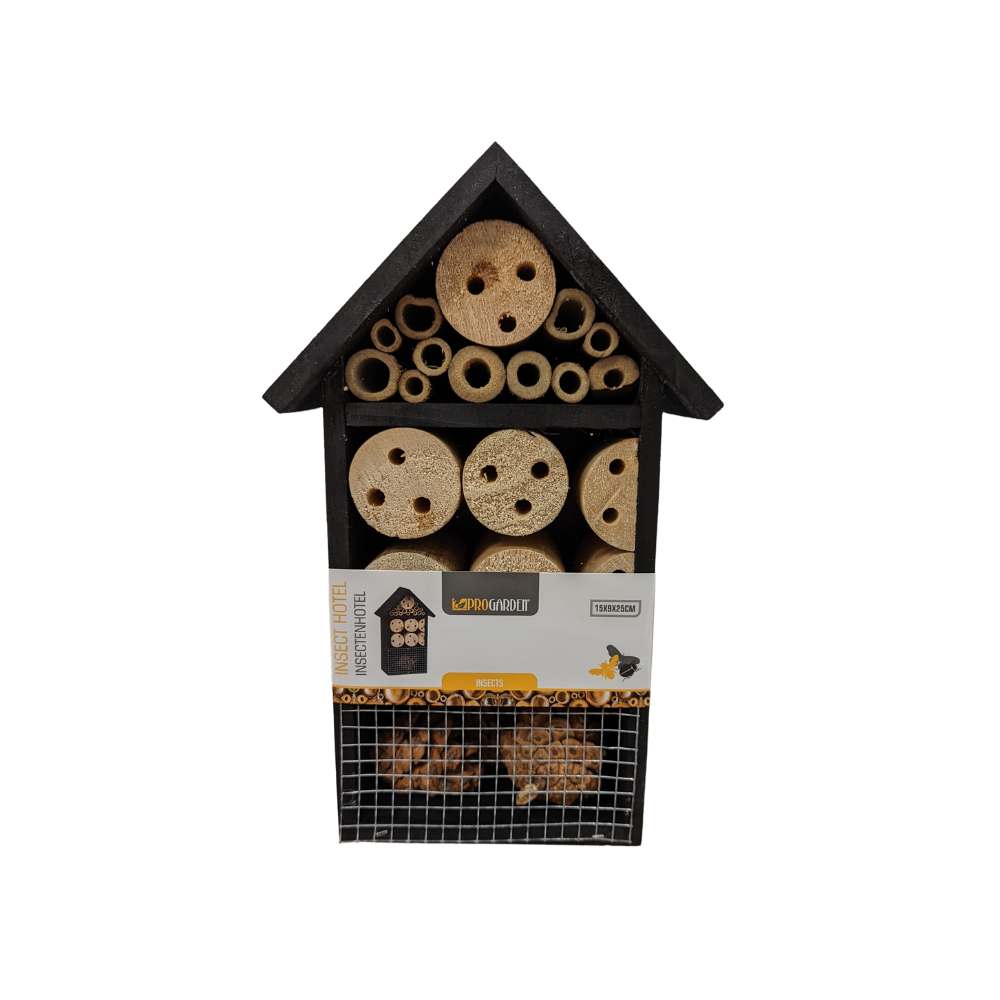 Black Wooden Insect Hotel