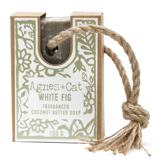 White Fig Soap On A Rope