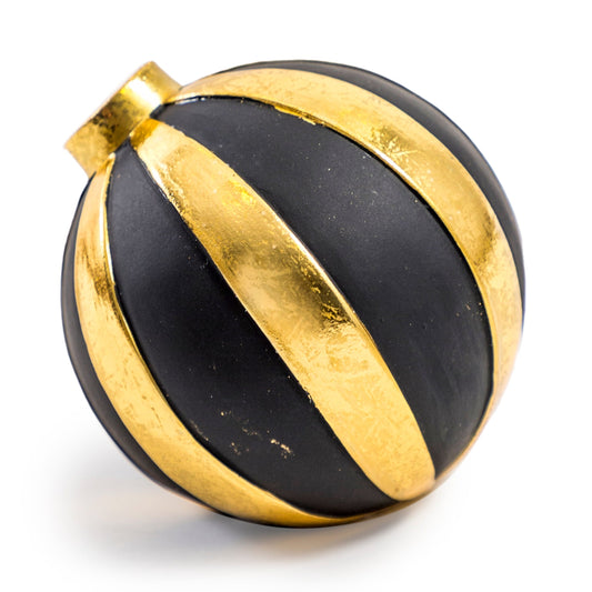 Gold & Black Bauble Ornament | 38cm