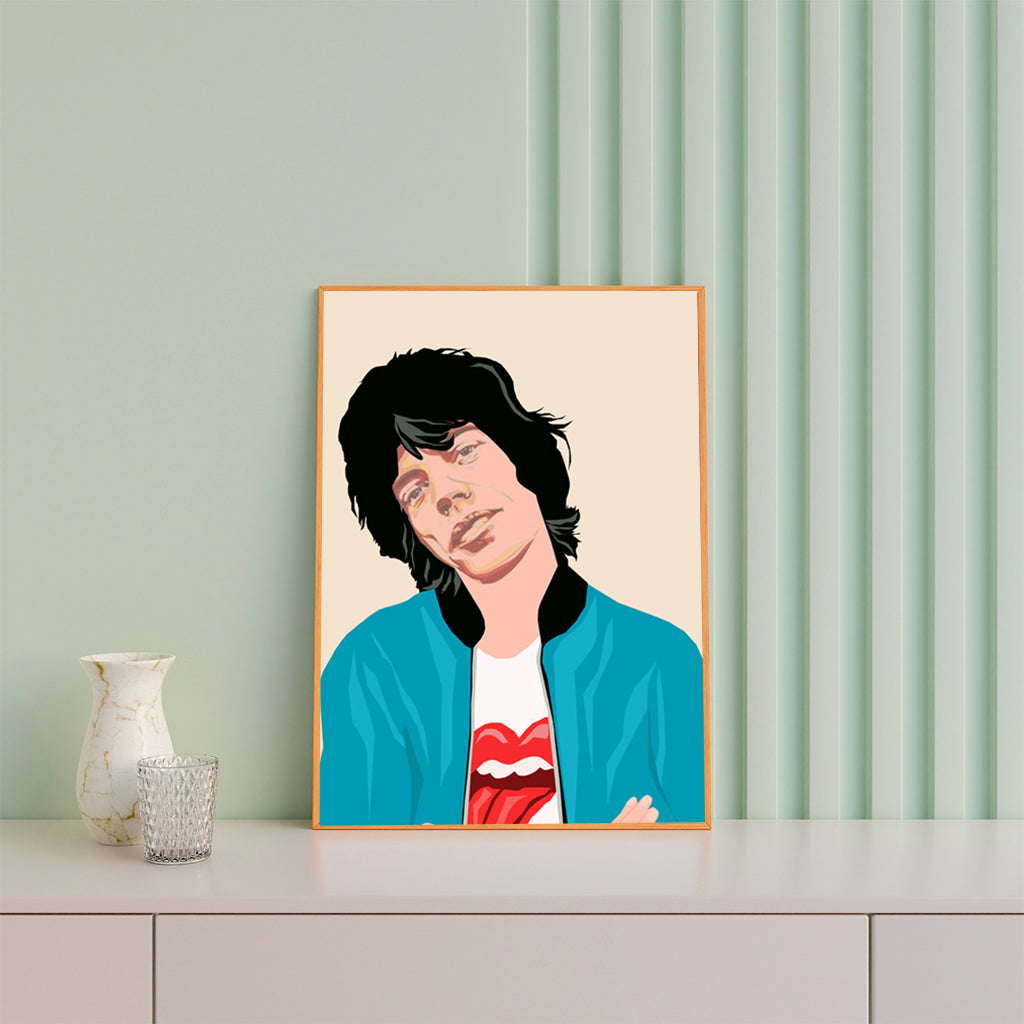Mick Jagger Art Print
