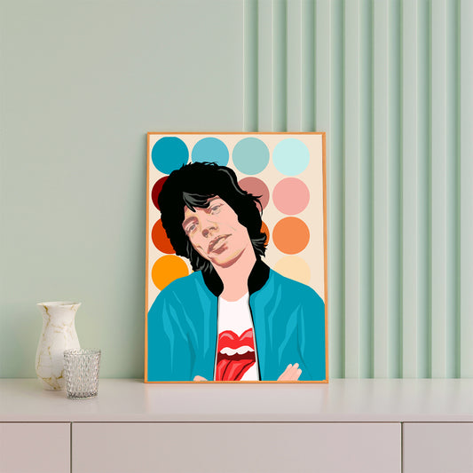Mick Jagger Art Print
