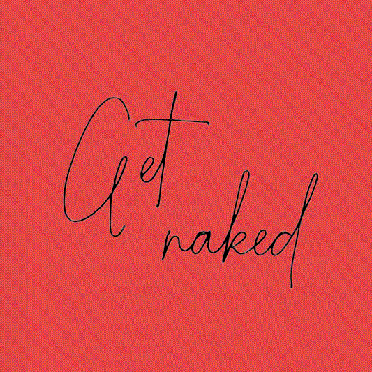Get Naked Wire Word Sign