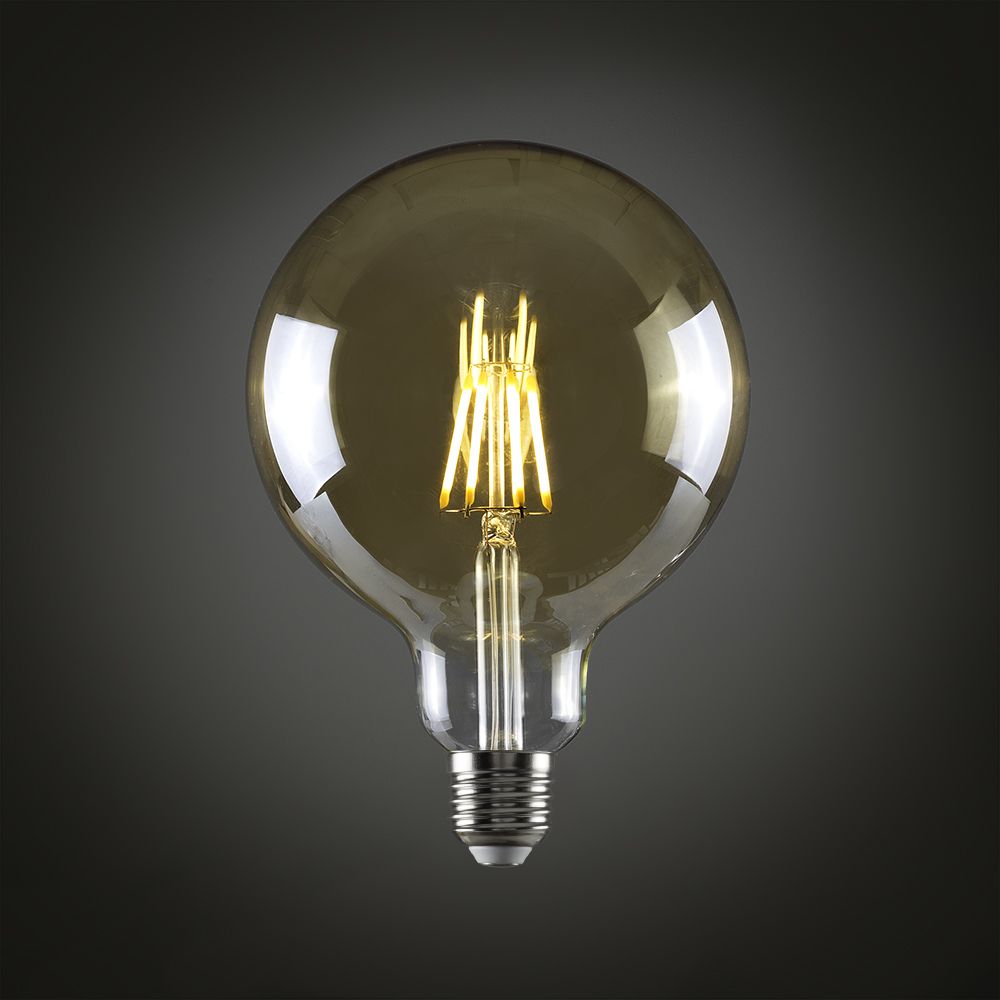 Vintage E27 6W LED Filament Giant Globe Bulb