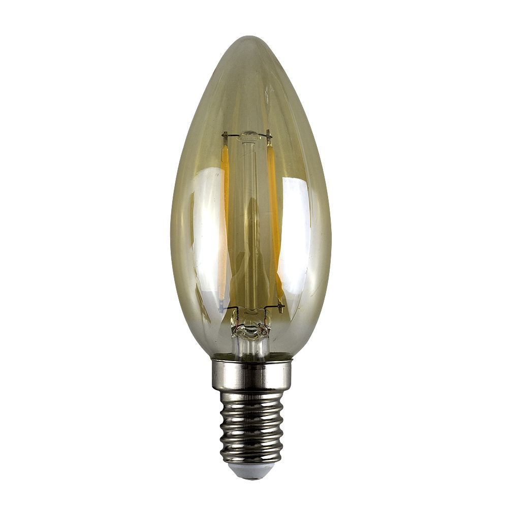 Vintage E14/SES 2W LED Filament Candle Bulb