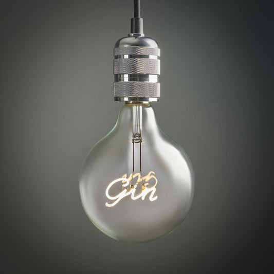 Vintage 'Gin' E27 6W LED Filament Giant Globe Bulb