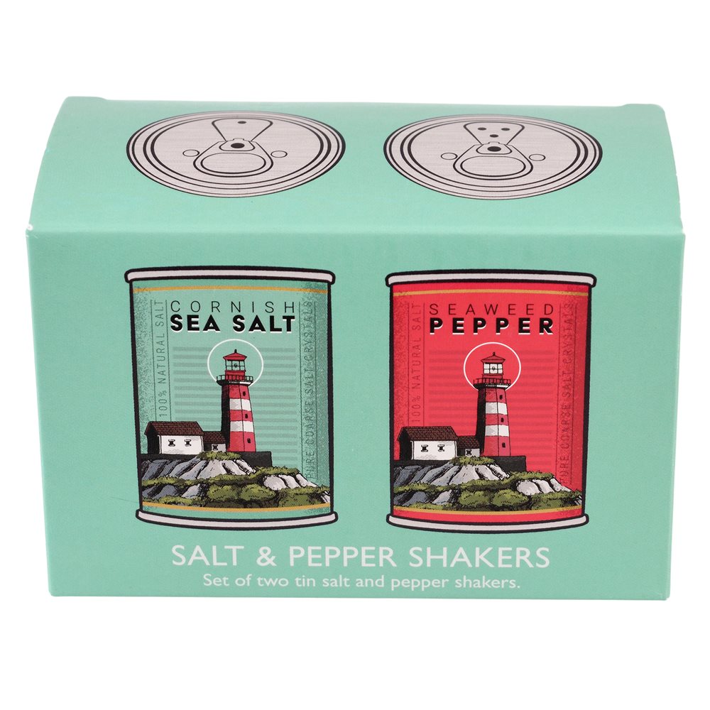 Cornish Retro Salt & Pepper Shakers
