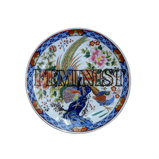Feminist Vintage Cake Plate | 16cm