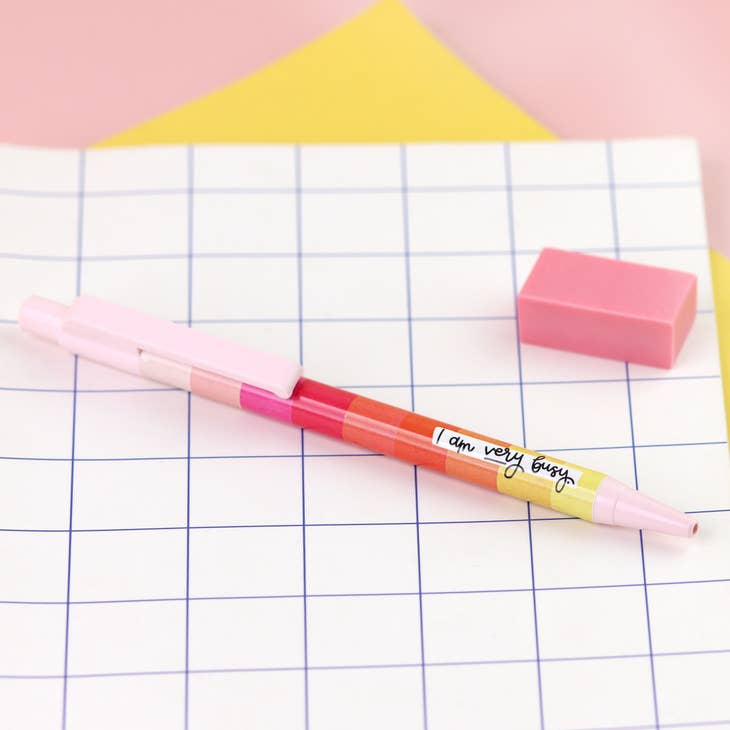 Pen Candy Striped | I Am Very Busy