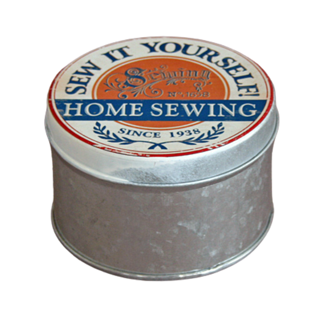 Vintage Style Sewing Tin