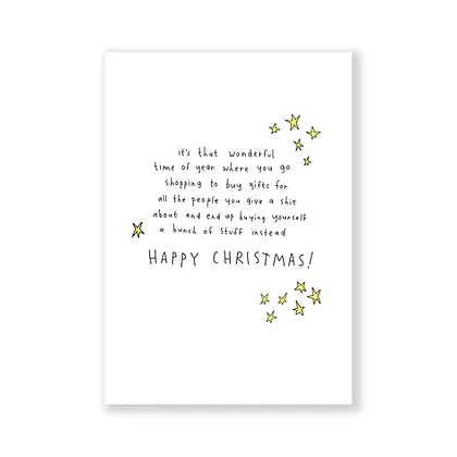 Wonderful Time Of Year Christmas Card