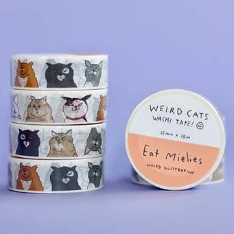 Weird Cats Washi Tape