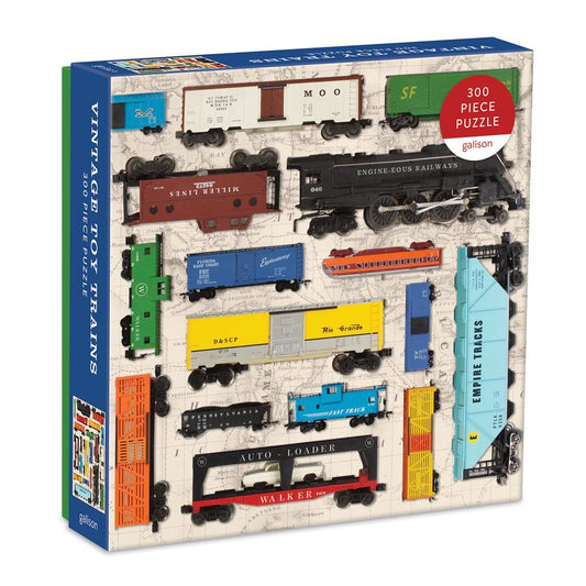 Vintage Toy Train Jigsaw Puzzle | 300 Pieces