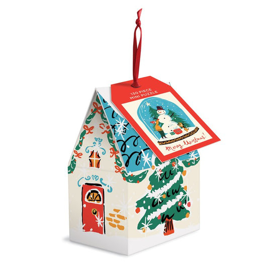 Snow Globe Jigsaw Mini Puzzle Ornament | 150 Pieces