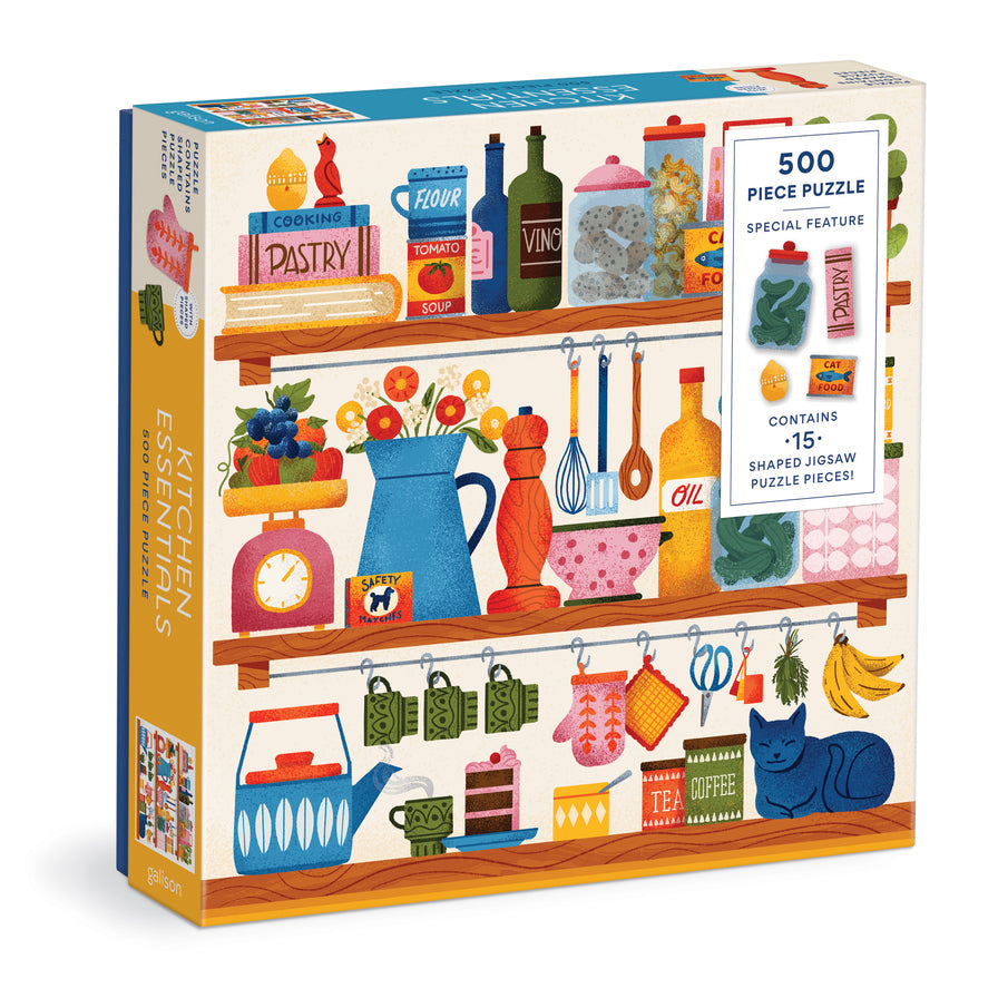 Kitchen Essentials Jigsaw Puzzle With Shaped Pieces | 500 Pieces