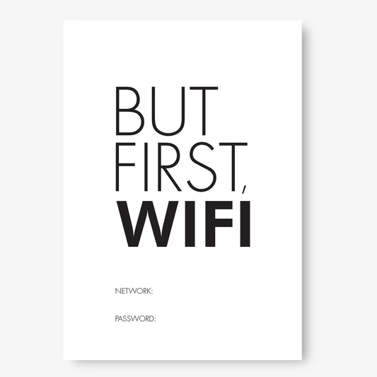But First WiFi Print