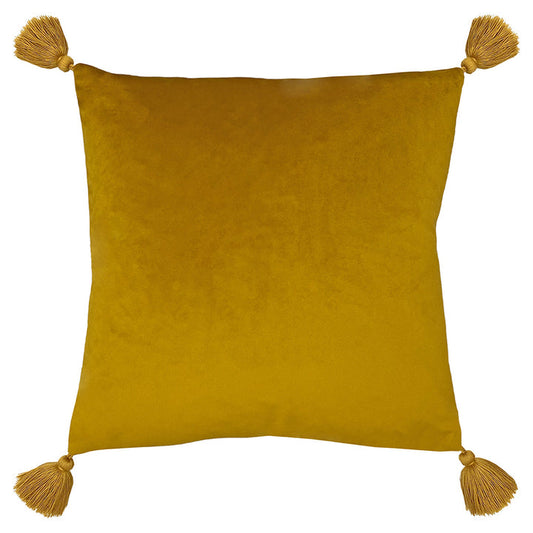 Velvet Leopard Print Teal & Gold Cushion