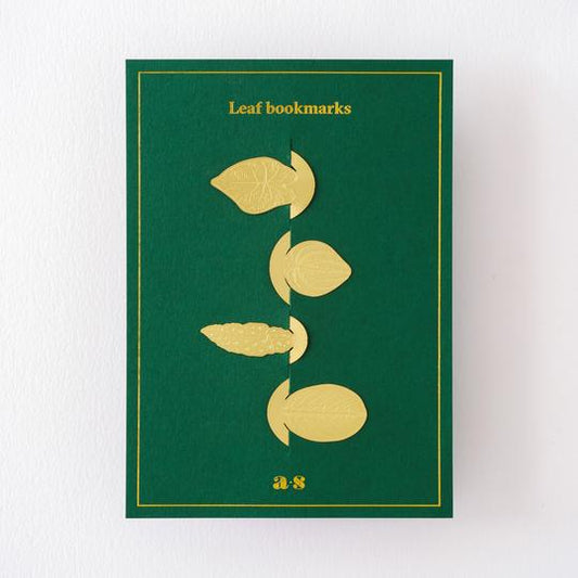Brass Leaf Bookmarks