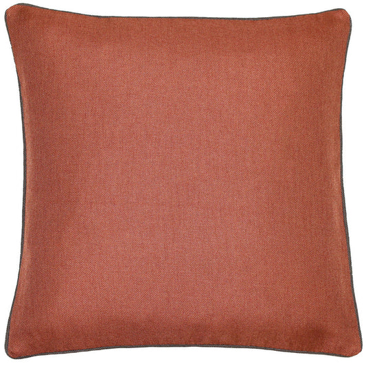 Spiced Mocha Piped Trim Cushion | Cover Only