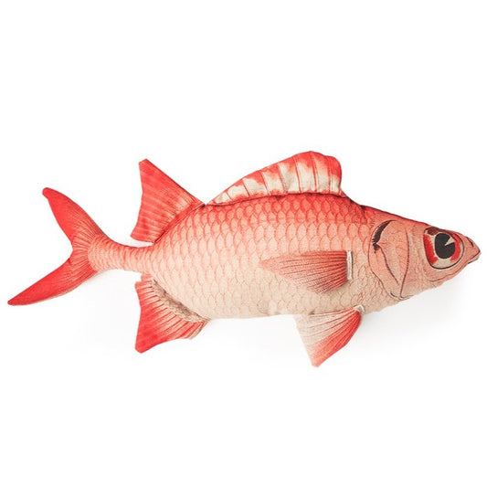 Red/Pink Fish Cushion - Large