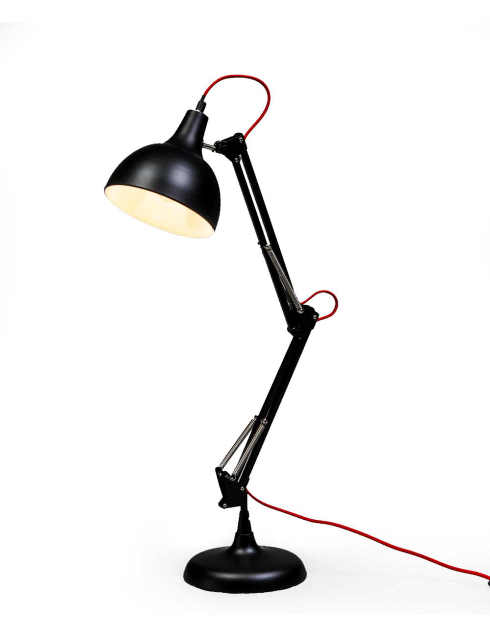 Matte Black Retro Style Desk Lamp