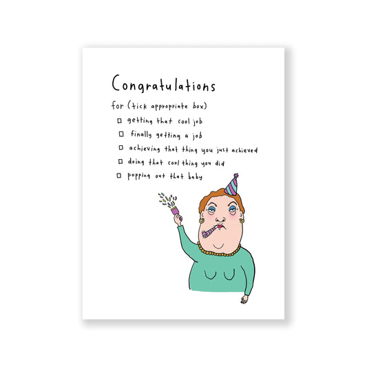 Congratulations For Card